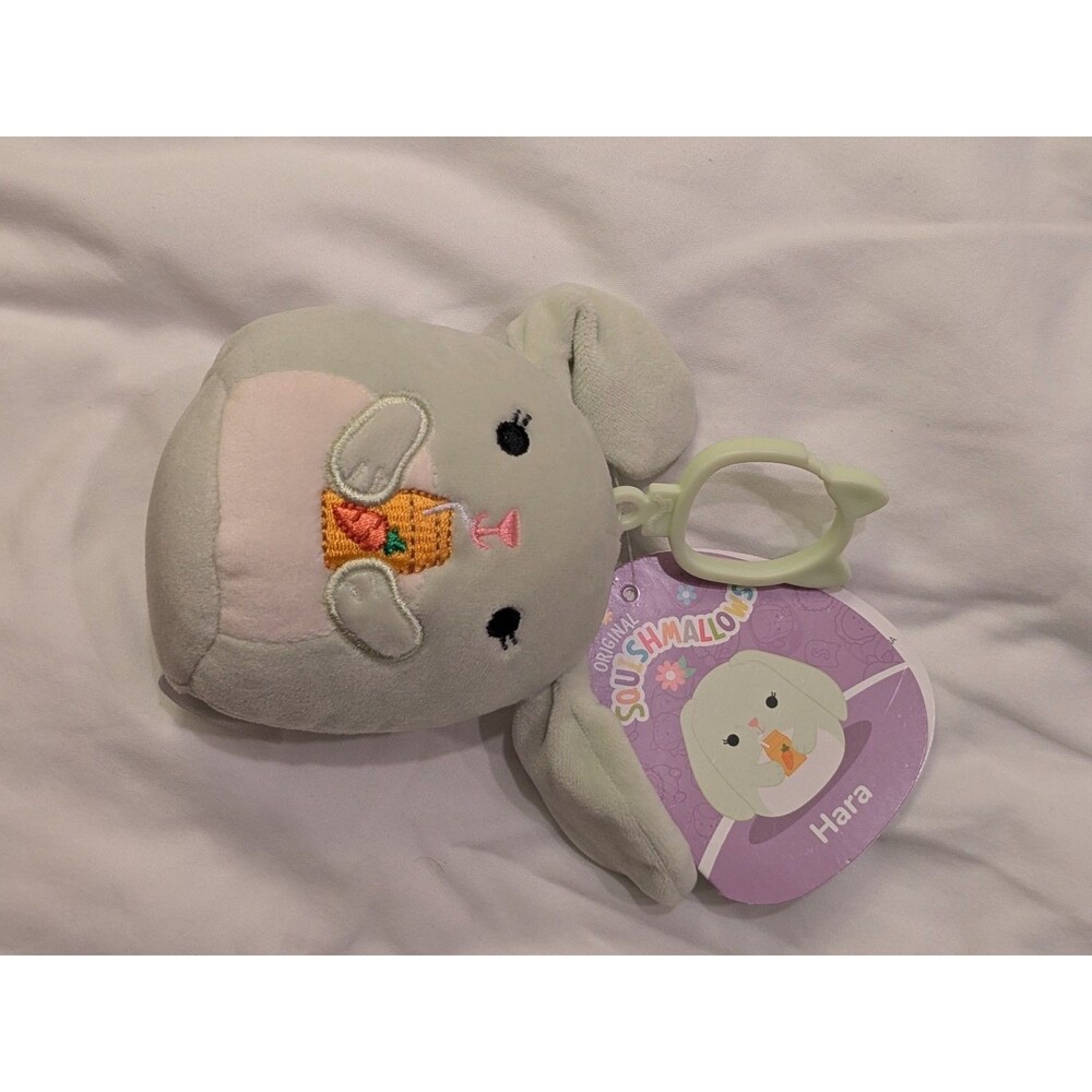 Squishmallows Hara the Green Easter Bunny 4" Plush Toy with Tag